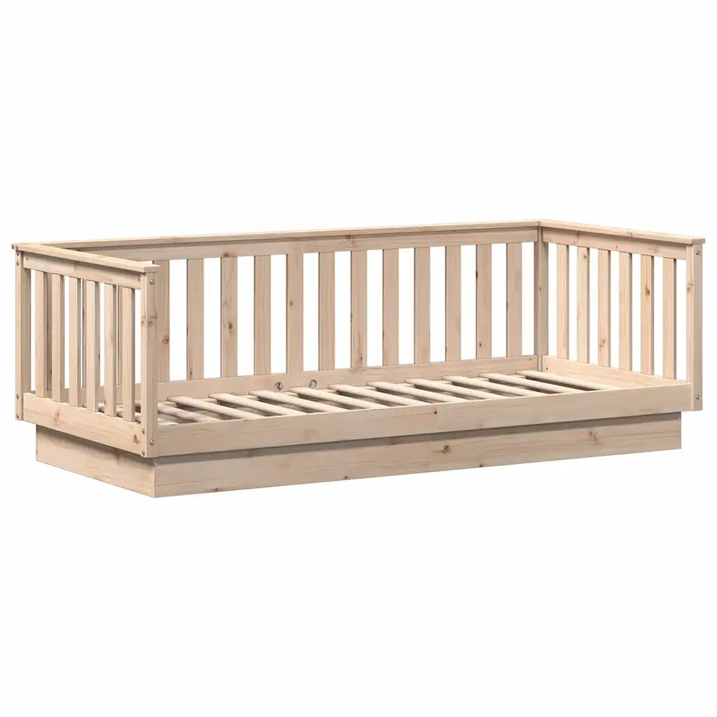Lettino da giorno senza Materasso 90x200 cm in Legno Massello di Pino 868206