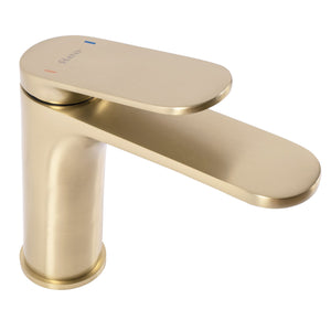 Rubinetto Da Lavabo Rea Marco Brush Gold Low