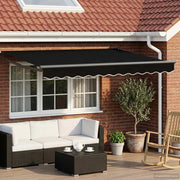 Tettuccio Elettrico Retrattile Nero 3 x 2,5 m