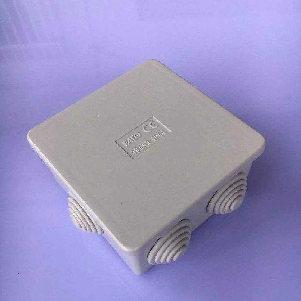 Trade Shop - Scatola Stagna Con Passacavi Coperchio A Pressione 80 X 80 X 40 Mm Ip44 -