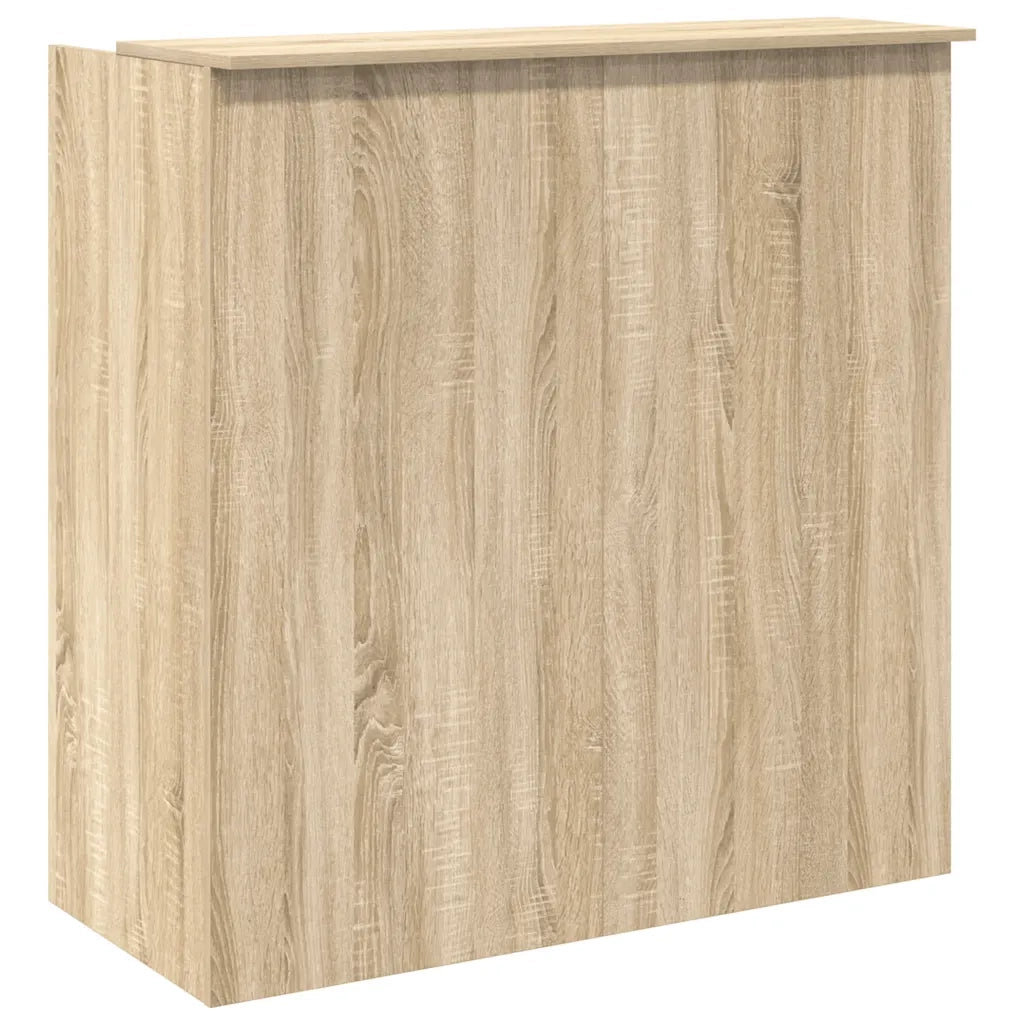 Scrivania per Reception-Tavolo per reception Rovere Sonoma 100x50x103,5 cm in Legno Massello