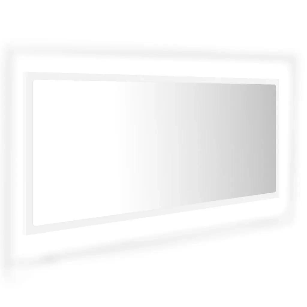 Specchio da Bagno con LED Bianco 100x8,5x37 cm in Truciolato cod mxl 78136