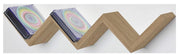 MENSOLA ZIG ZAG DIMENSIONI 59X12X12 CM IN COLORE ROVERE