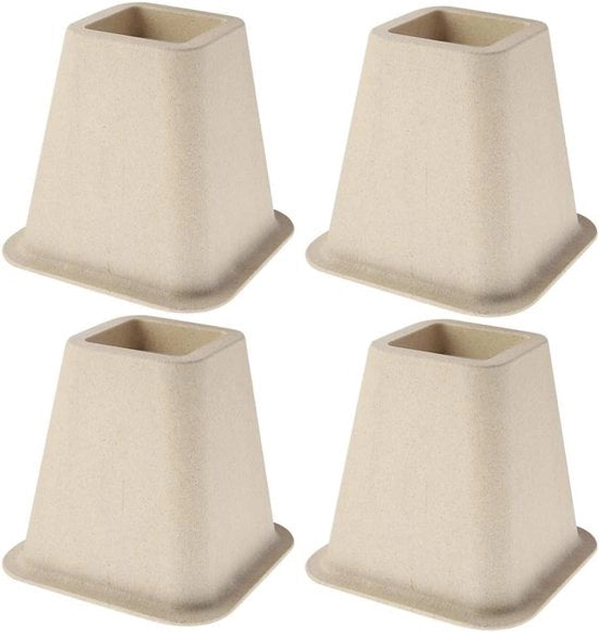 Elevatore per mobili 15 cm - Elevatore per letto - Elevatore per tavolo - Elevatore per divano - Elevatori per mobili - Design a forma di piede di elefante - Robusto e stabile - Elevatore