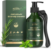 Shampoo per capelli con biotina - Anti caduta capelli - Promuove la crescita capillare - Idraona e nutre con ingredienti naturali