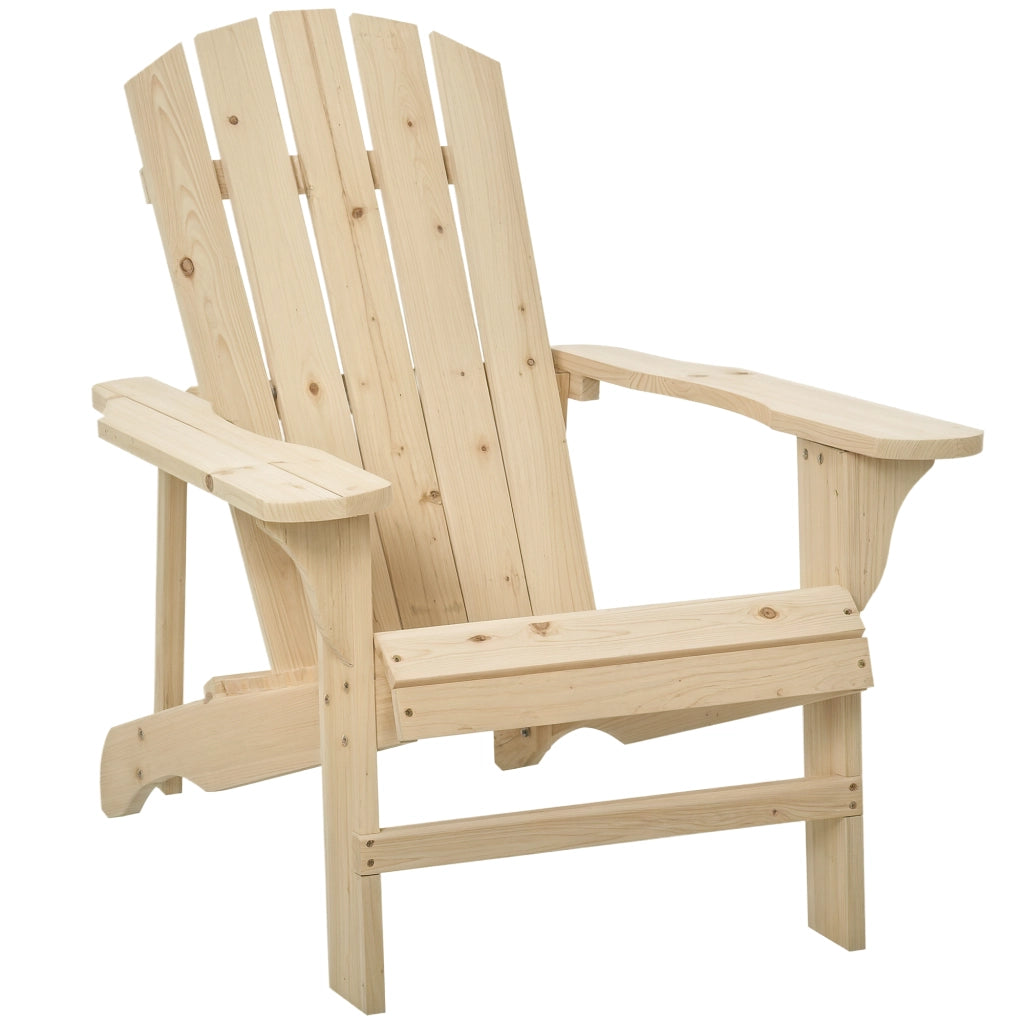 Poltrona Adirondack Giardino ¨C zephmum ¨C Legno Massello 78x89x88 cm
