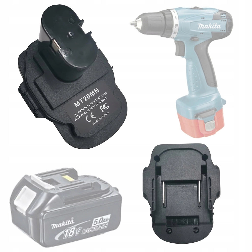 Adattatore per Batterie Makita 18V NiCd/NiMh – Compatibile con Utensili Makita 18V Li-Ion