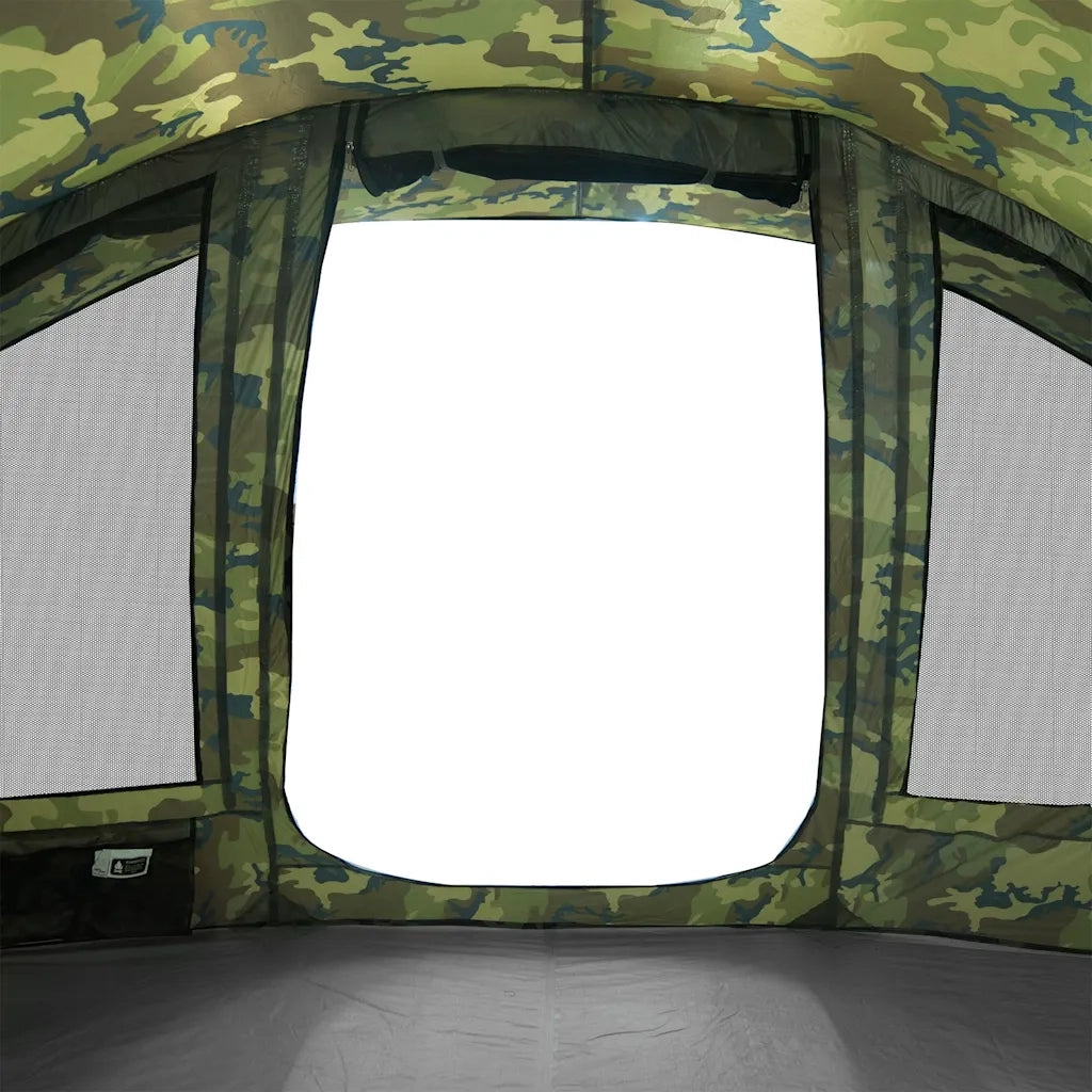 vidaXL Tenda da Pesca per 5 Persone Mimetica Impermeabile
