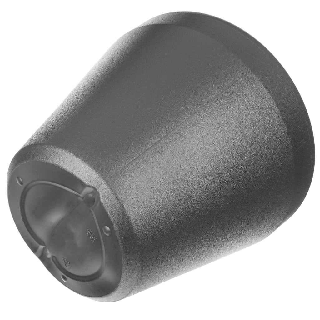 Vaso da fiori KADAX, grande, rotondo, per giardino e terrazzo, color antracite, 46 cm