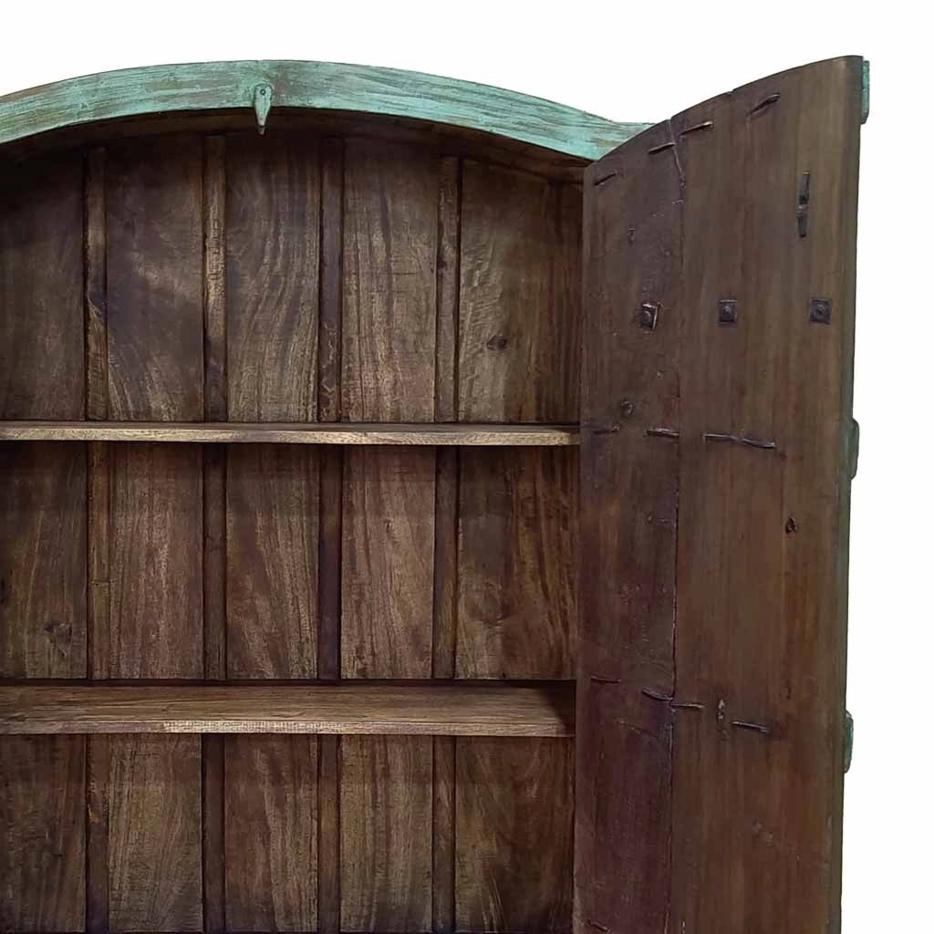 Armadio in legno fatto a mano 90-100x37x170-195h cm