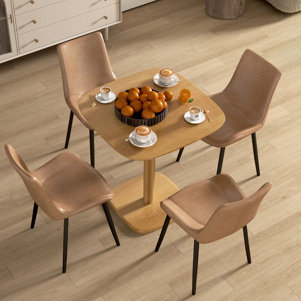 Tavolo da pranzo allungabile ¨C Minimal ¨C Legno effetto rovere 70x70 cm