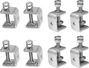 Klemme per Legno da 30mm in Acciaio Inox 304 - 8 pezzi - Klemme per Legno Rafforzata
