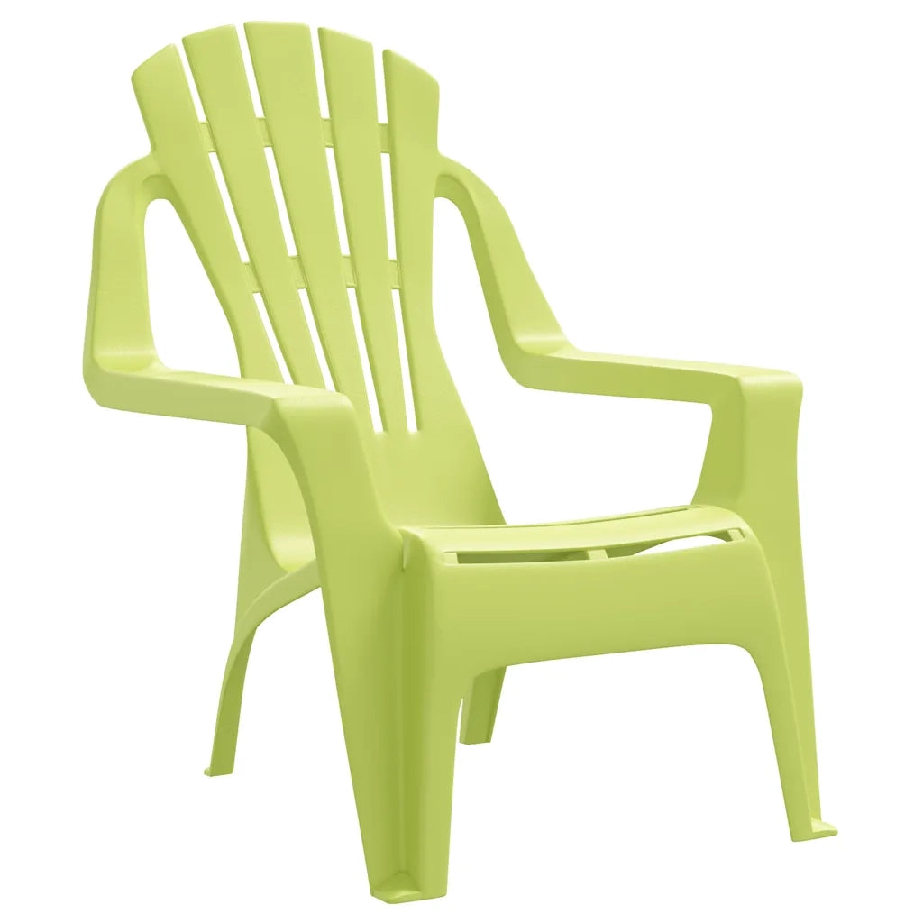 Sedie Giardino 2 pz | Sedie da Esterno Bambini Verdi 37x34x44cm PP Aspetto in Legno