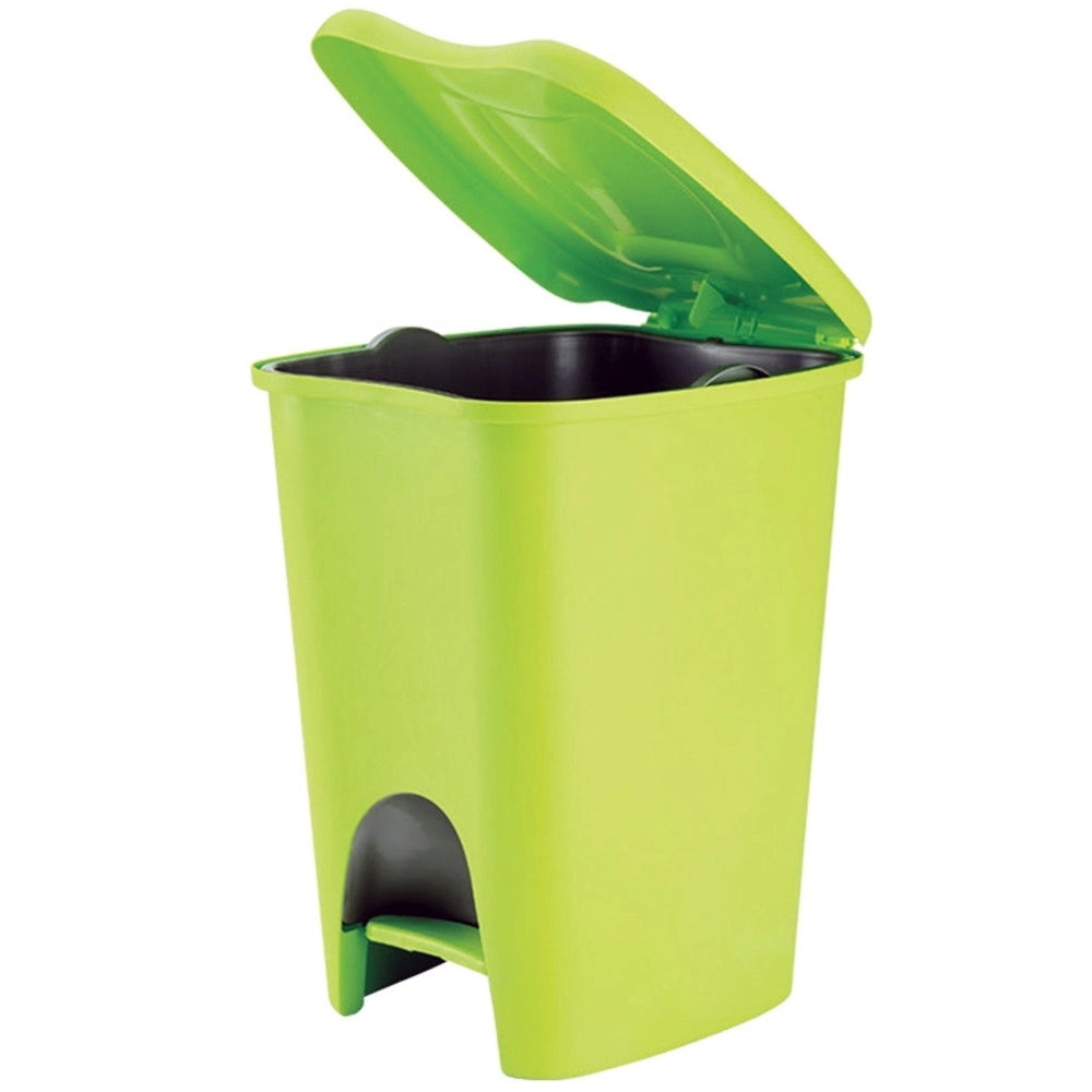 Trade Shop - Pattumiera In Plastica Con Apertura A Pedale Lt.16 Secchio Immondizia Rifiuti -