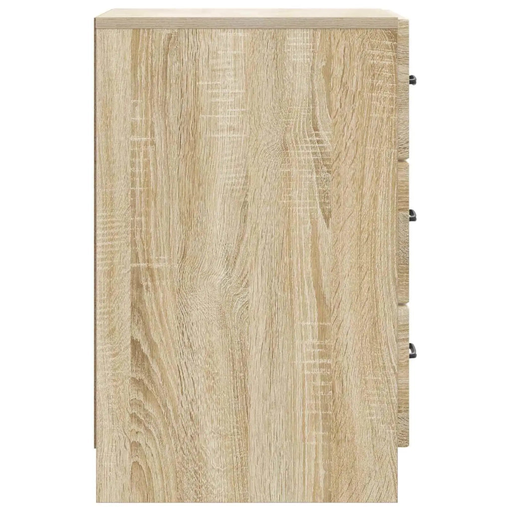 Comodino | Armadio da Notte | Mobiletto da notte con cassetto Rovere Sonoma 43 x 41 x 63,5 cm