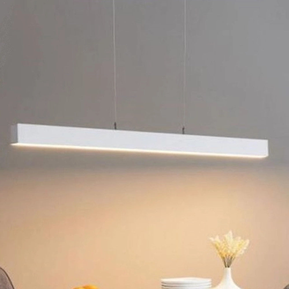 Trade Shop - Lampadario Led Lineare A Sospensione Soffitto 40w Modulare Tecnologia Cct Ll57-120c-3c - Bianco