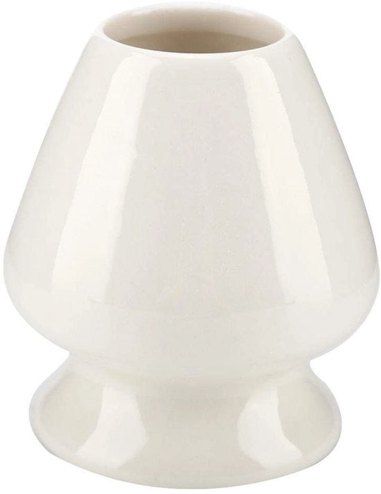 Accessori per Tè in Ceramica di Alta Qualità - Stendardo per Matcha - Garde in Bambù - Imballaggio Riciclabile - Funzione di Secchezza Naturale - Sicuro e Sostenibile