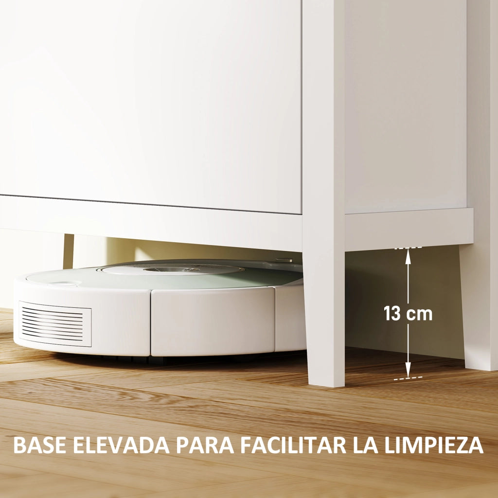 Scarpiera Salvaspazio Slim ¨C Xylo ¨C 3 Ripiani Bianco Legno 80x24x131cm