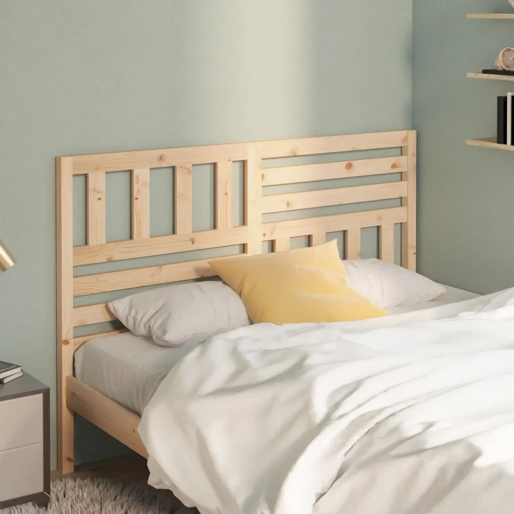 Testiera | Testata per Letto 126x4x100 cm in Legno Massello di Pino