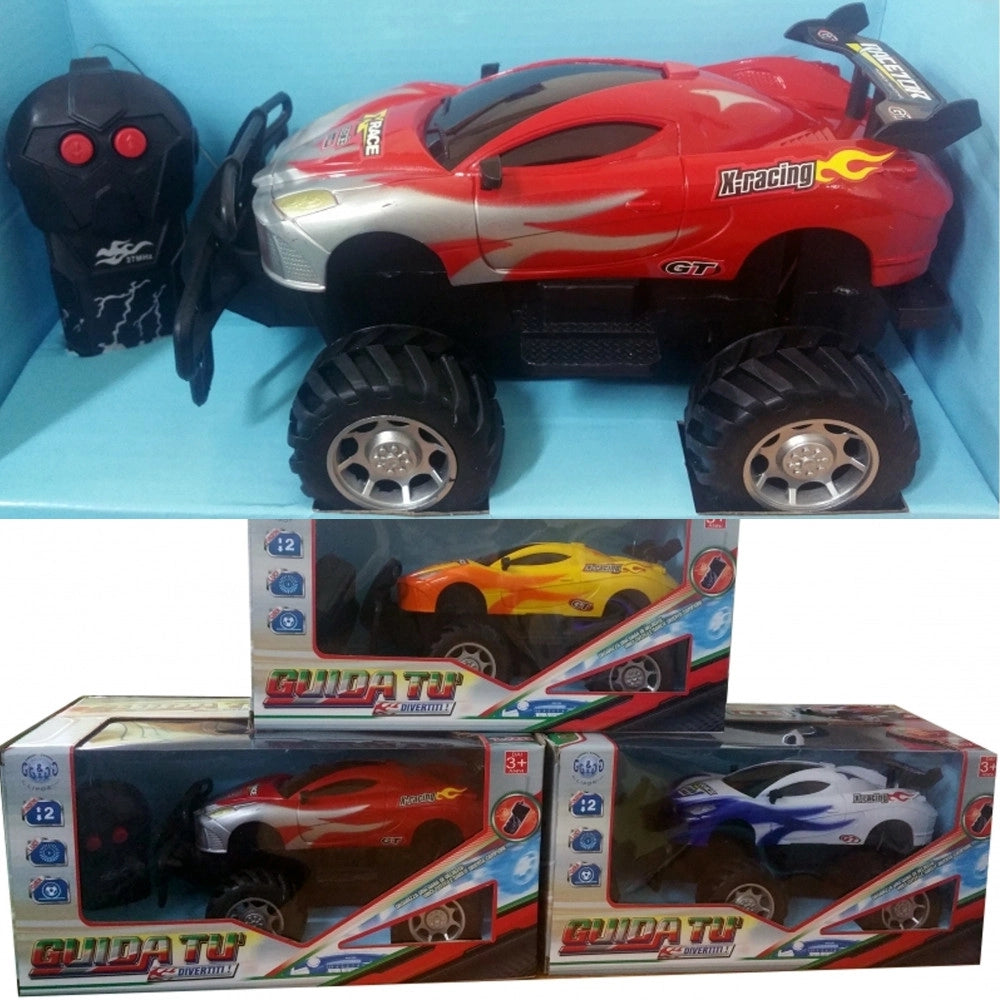 Trade Shop - Macchina Telecomandata Radiocomandata Rc 1:20 X-racing Gt 27mhz Luci Macchinina -