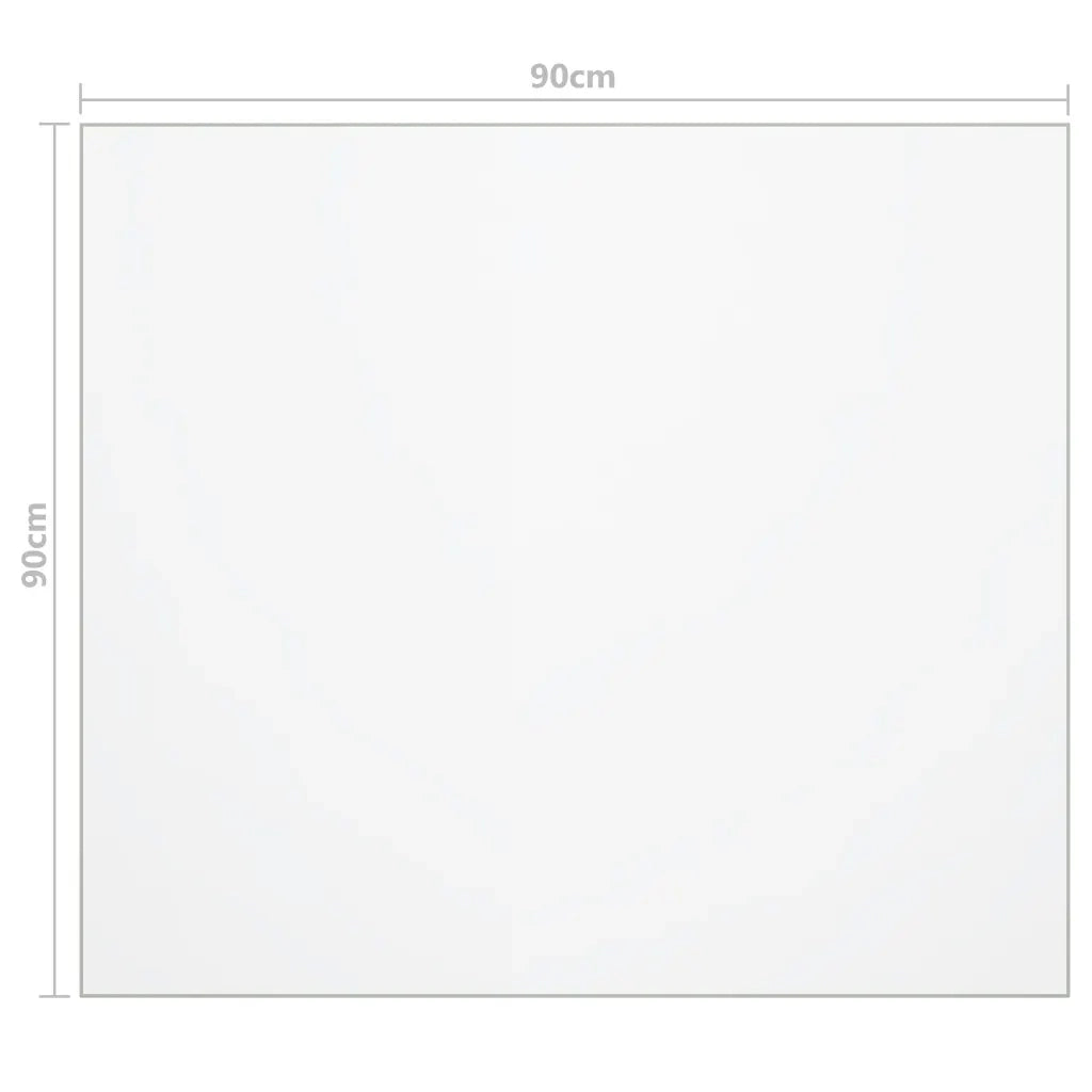 Protezione Tavolo Opaca 90x90 cm 1,6 mm PVC 288278
