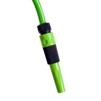Avvolgitubo Murale con Avvolgimento Automatico a 180°, Tubo 20 + 2 m con Pistola per l'Irrigazione, Supporto Muro Integrato, Verde