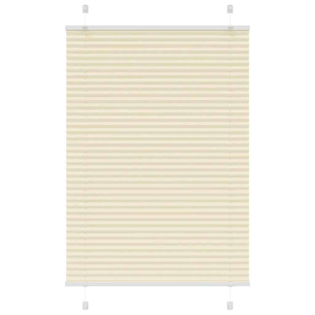 Tenda Plissettata Crema 95x150 cm Larghezza Tessuto 94,4 cm