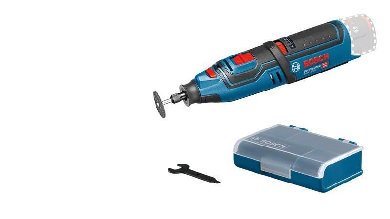 Bosch 0 601 9C5 000 GRO 12V-35 Professional Utensile Multifunzionale Velocita' Regolabile 5000-35000 OPM Luce Integrata colore Nero Blu