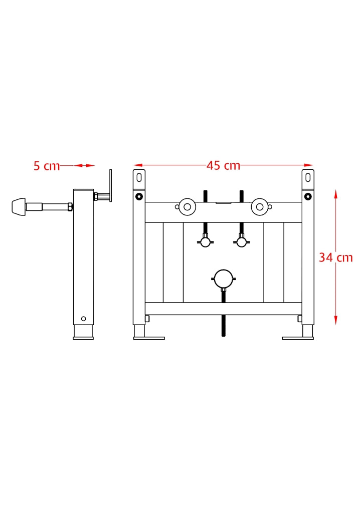 Set Sanitari Struttura , cassetta , telaio da incasso completo Di placca Inox per sanitari bagno Wc e Bidet sospesi