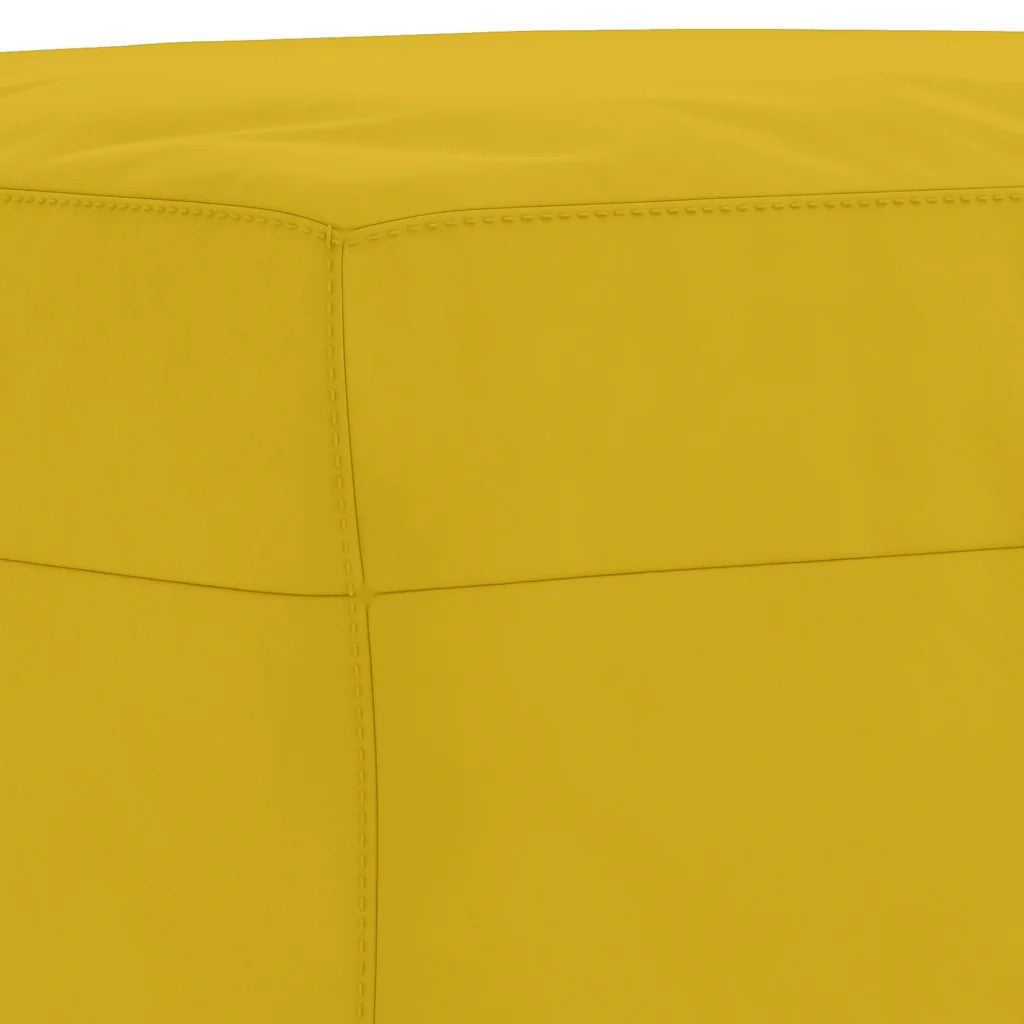 Set di Divani 3 pz con Cuscini giallo in Velluto 3201512