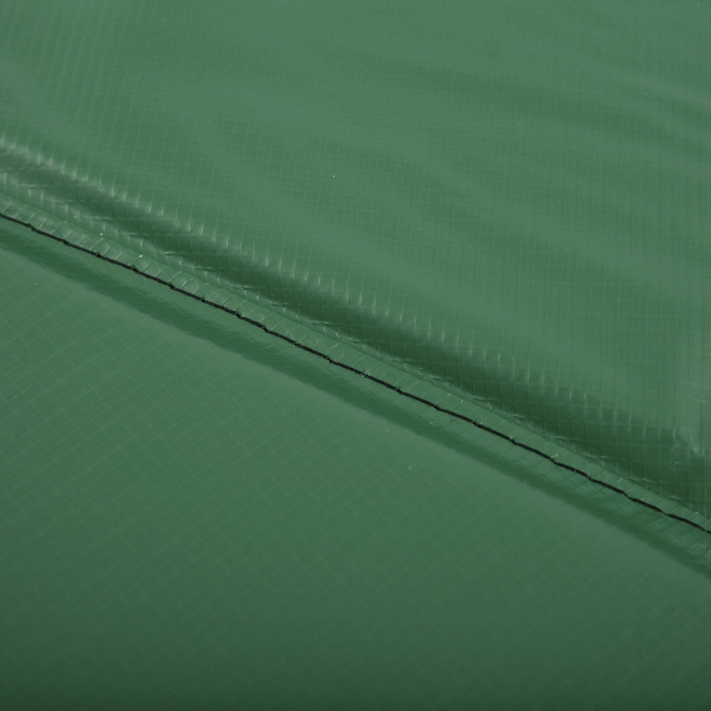 Copertura per Trampolino con Rete di Sicurezza e Scala ¨C Zephmum ¨C Verde ? 244cm