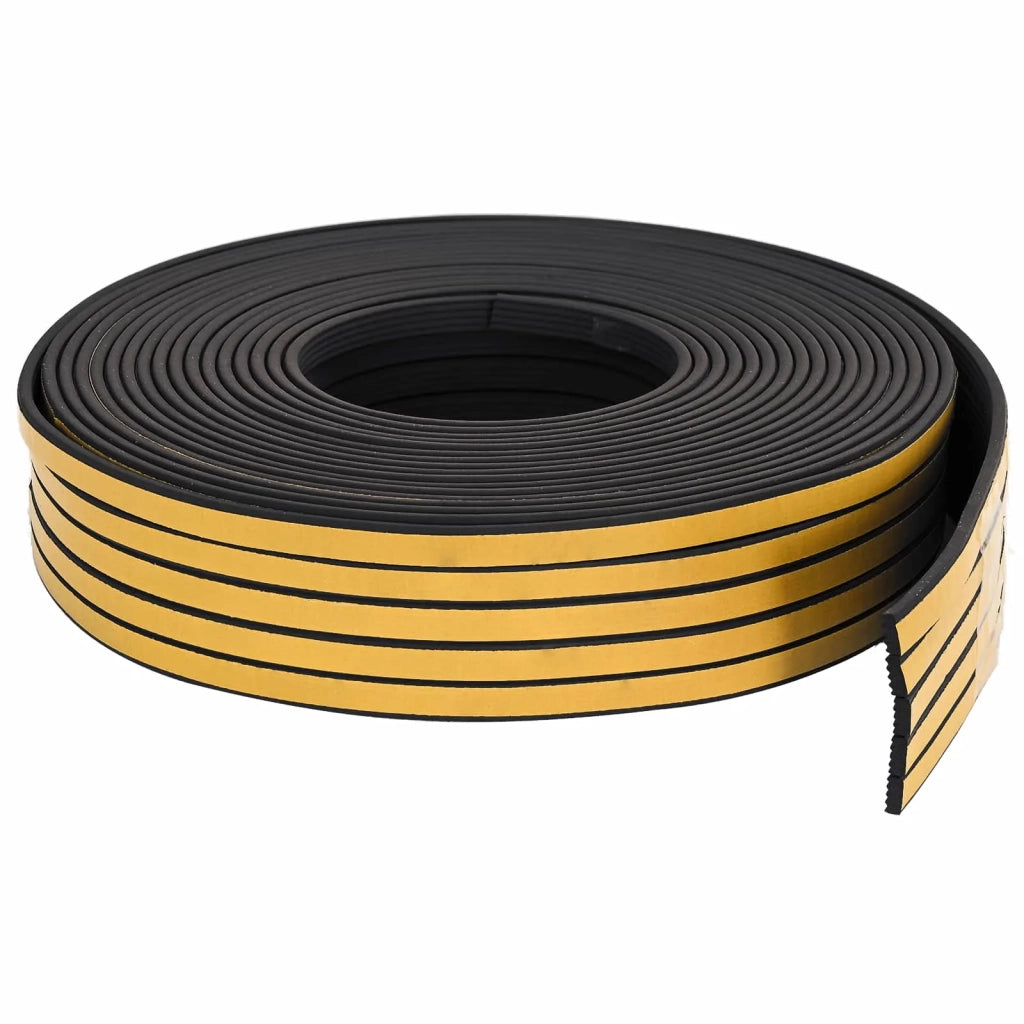 Nastro adesivo per finestre Nero 8 x 3 mm 50 m Schiuma EPDM 42038112