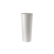 Vaso a Cono Alto Indoor e Outdoor Tera Schio Cono Chalk A70 cm in Plastica Bianco Gesso