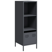 Credenza | Madia | Buffet da pranzo | Armadio da pranzo Antracite 35x39x103,5 cm Acciaio