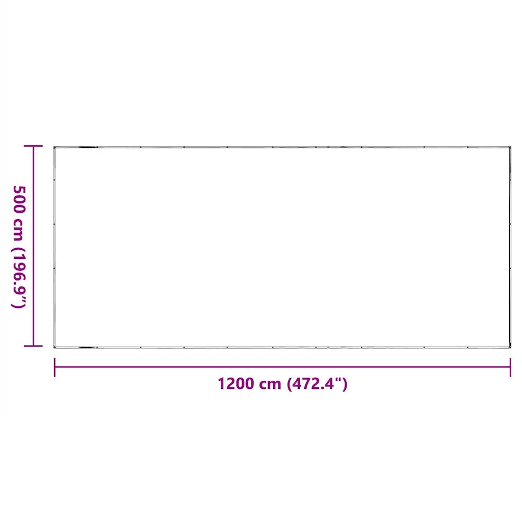 Telone Trasparente con Occhielli 5x12 m in PVC 4018616