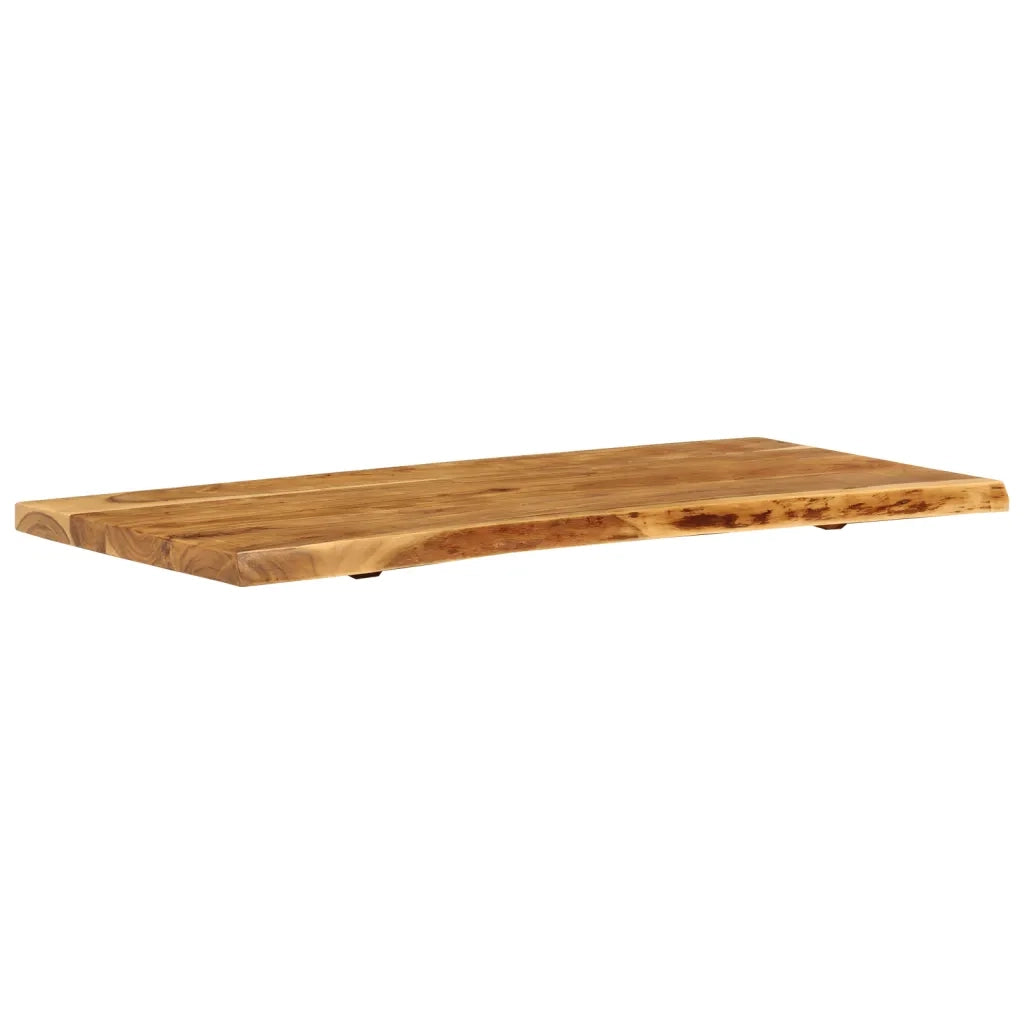 Piano per Lavabo Bagno in Massello di Acacia 114x52x4 cm 286324