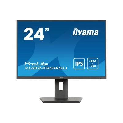 Iiyama prolite xub2495wsu-b7 monitor pc 61 cm (24") 1920 x 1200 pixel 4k ultra hd led nero - 152450