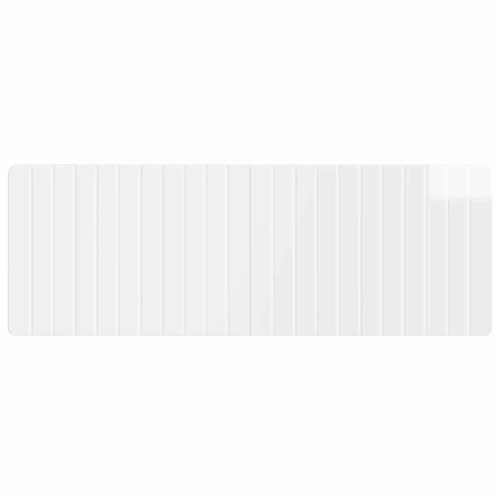 Testiera da Muro ZWOLLE Bianco Lucido Legno ingegnerizzato 896519