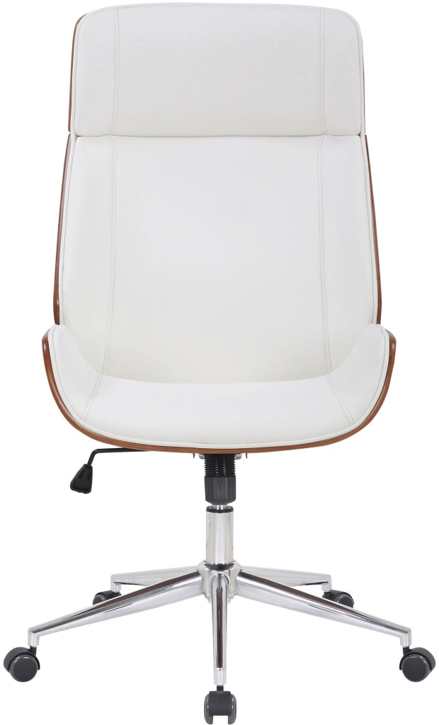 Sedia da ufficio Varel Noce/bianco