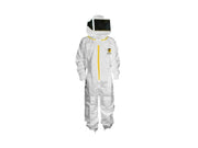 Art.234 Tuta apicoltura cotone 100% maschera quadrata staccabile S-XXXL - Bianco - XXXL