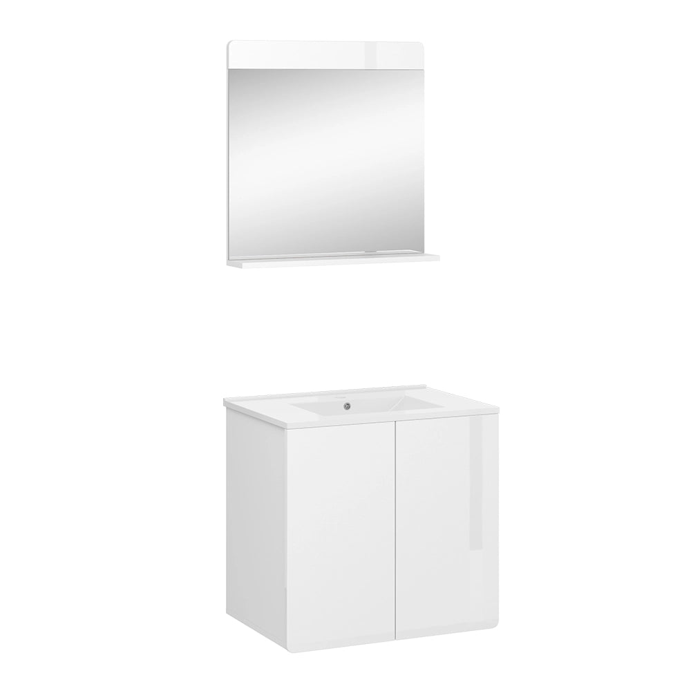 Vicco Set mobili bagno Bianco 2 parti