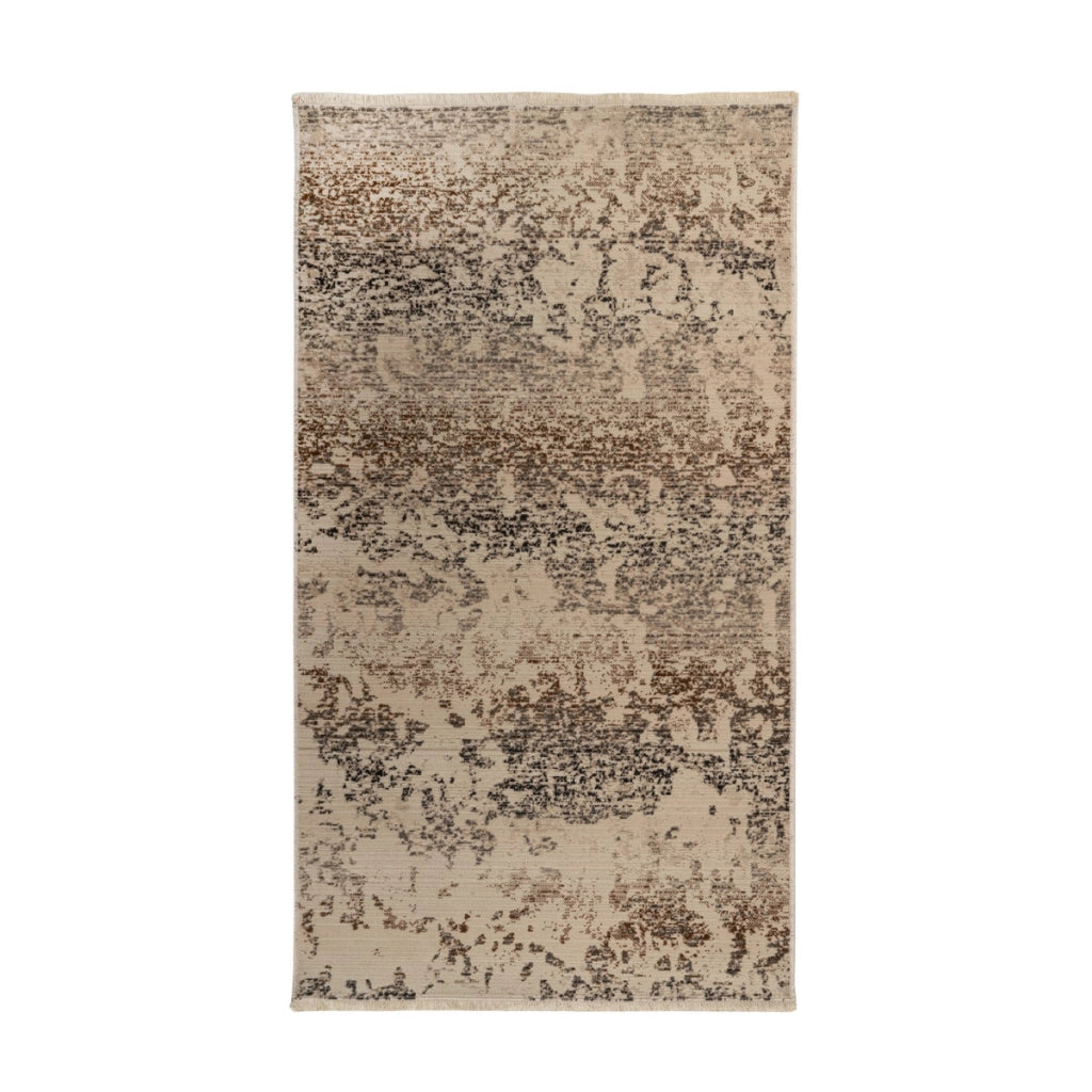 Tappeto Charu 200 Beige con effetto Vintage