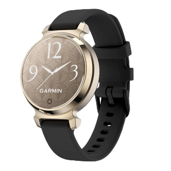 Cinturino compatibile con Garmin Lily 2 - Cinturino in silicone morbido e resistente - Adattabile e sostituibile - Nero - Cinturino di ricambio per orologi sportivi.