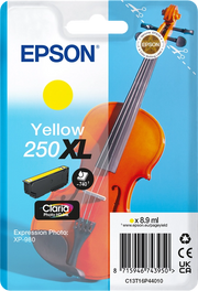 Epson 250XL Violin Claria Photo HD cartuccia d'inchiostro 1 pz Originale Resa elevata (XL) Giallo
