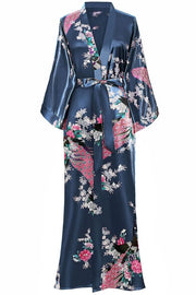 Kimono da bagno maxi a fiori per donna