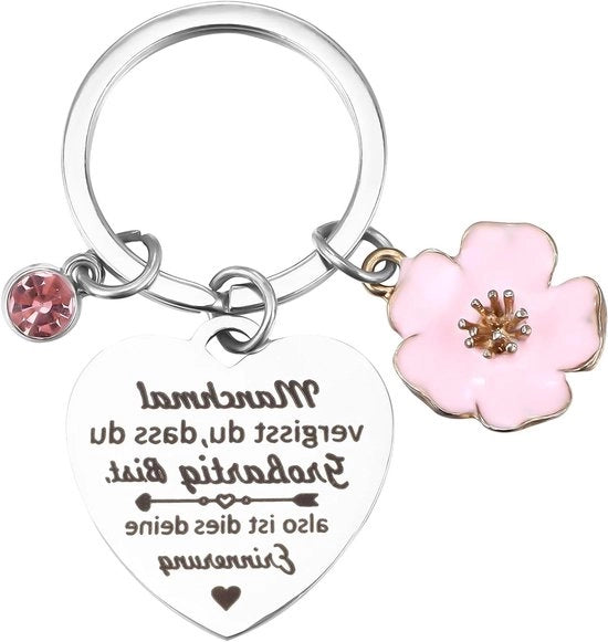 Manicotto da chiave ispiratore per donne - Lucky Charm - Regalo per la mamma