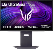 UltraGear OLED 27GX790A Monitor Gaming 27", QHD (2560x1440), OLED, 480Hz, 0,03ms (GtG), G-Sync, FreeSync Premium Pro, HDR True Black 400, HDMI 2.1, DisplayPort 2.1, Nero