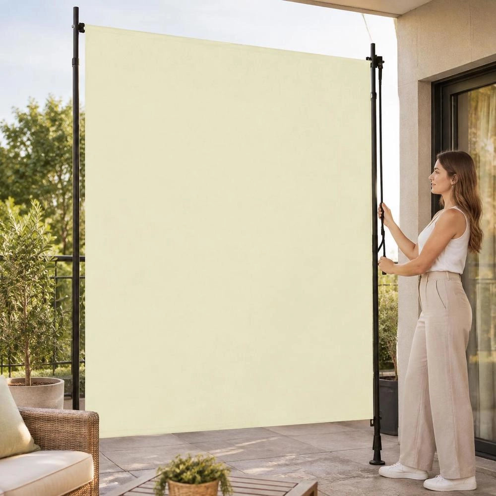 Exterior Roller Blind 150 X 270 Cm Cream