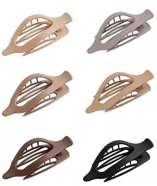 Set di Clip per Capelli - 6 pezzi - Adatti per Capelli Fini/Densi - Accessori per Capelli Eleganti - 4,7 x 2 pollici (12 x 5 cm) - Spille per Capelli