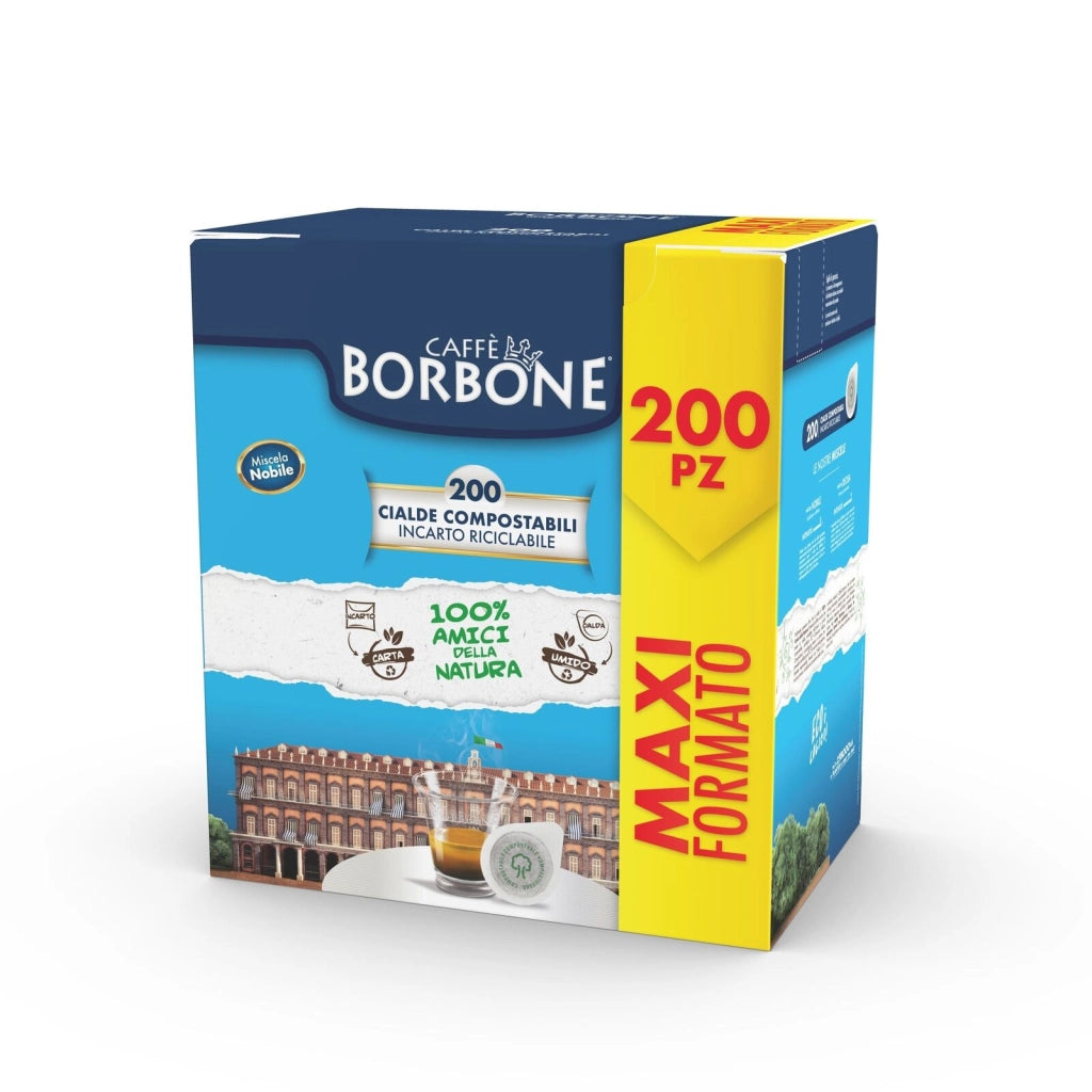 Caffè Borbone 44BBLUNOBILE200PZ capsula e cialda da caffè Cialde caffè 200 pz